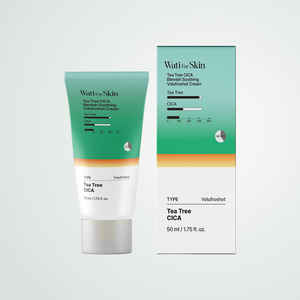<b>face</b> cream lotion Korean Whatiforskin Tea <b>Tree</b> Cica Blemish Soothing Volume Pro Shot Cream Made in Korea - Product Image 5