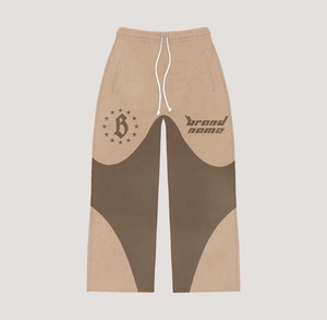 Ensemble de survêtement unisexe à fermeture éclair intégrale avec pantalon large et sweat à capuche balaclava, imprimé graphique premium, style streetwear, personnalisable avec votre marque - Product Image 3