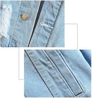 Nouveauté : Sweat à capuche en jean brodé de haute qualité pour l'hiver, design élégant, poches poitrine, logo personnalisé, bleu