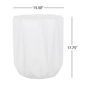 Tavolino Laterale in Cemento Leggero per Esterni - Product Image 5