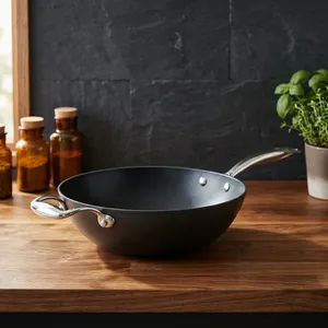 High on Demand Nitrile Series Non Stick <b>Cast</b> Iron Frypan 24 Cm For Kitchen Cooking <b>Pan</b> for Daily Kitchen Use - Product Image 5