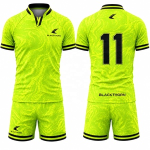 Conjunto de Camiseta de Fútbol para Hombre, Manga Corta, Cuello en V, Uniformes de Fútbol Sublimados, Kit de Equipo, Absorbe la Humedad, Transpirable, Elástico en Cuatro Direcciones - Product Image 5