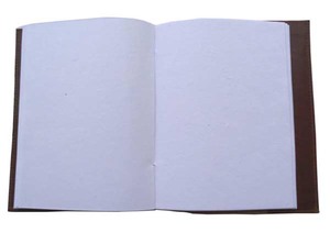 Leather Embossed Diary Hardcover Brown <b>Floral</b> Pattern 15x20 cm Refillable <b>Notebook</b> Office Use Camelon Exports Rajasthan 72 - Product Image 3