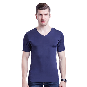 เสื้อยืดคุณภาพสูง ปักโลโก้ตามสั่ง เสื้อผ้าผู้ชายลำลอง แขนสั้น ผ้าคอตตอนหนา เสื้อยืดผู้ชาย แห้งเร็ว - Product Image 4