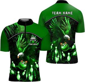 Sublimated Custom <b>Bowling</b> Jerseys High-Quality Personalized Designs for Tournaments Comfortable and Breathable - Product Image 4