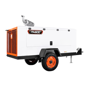 Compresseur d'air remorquable 400 450 600 CFM, moteur diesel robuste, fabricant OEM, vente en gros, usine - Product Image 4