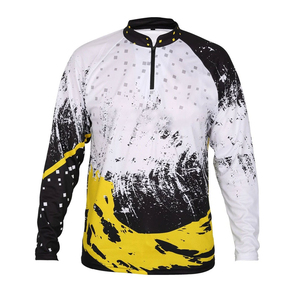 Chemises de pêche à manches longues personnalisées de haute qualité 100% polyester UPF50, séchage rapide, respirantes, vêtements de pêche, taille plus, unisexe - Product Image 4
