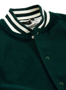 Chaqueta Varsity Blanca al por Mayor para Hombre - Chaqueta Bomber Universitaria Personalizada con Sublimación - Product Image 4