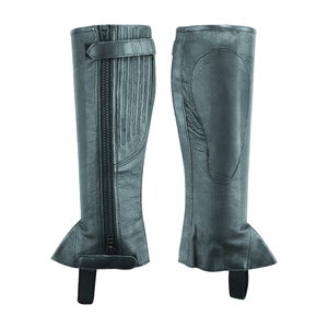 Hot Selling Men's Half Leather <b>Chaps</b> Custom Logo Printing Western Light Weight Horse <b>Riding</b>-Professional Customized Logo - Product Image 3