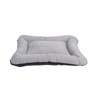 Tapis de lit pour animaux de compagnie en polyester moderne, lavable, réversible, pour chien et chat, doux, moelleux, portable, léger, toutes saisons, 3 couleurs