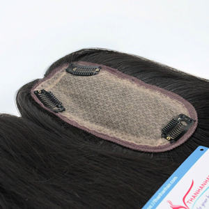 Extensiones de cabello de tupé de pelo completo de proveedor confiable Color oscuro liso natural Sin caída Envío global - Product Image 1