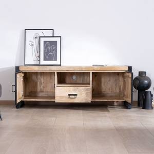 Mueble para TV Vandana Silver Aspect de metal y madera, 150 cm Andy - Product Image 3