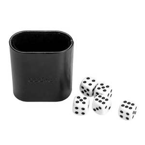 Vasos para Dados de Cuero Moldeados a Medida con Diseño Clásico Hecho a Mano, 4 Piezas para 2/4/6 Jugadores, Juegos de Mesa Casuales - Product Image 1