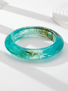 Bracelets en résine prêts à être expédiés, stock RTS, bracelets en résine faits à la main, bracelets en résine colorés, fabrication sur mesure, vente en gros d'usine. - Product Image 5
