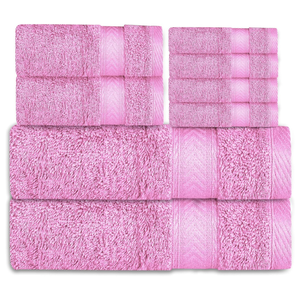 Serviettes de bain et de plage rectangulaires en coton biologique à séchage rapide - Serviettes tissées de couleur unie, directement de l'usine, pour usage domestique - Product Image 5