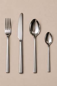 Stainless Steel <b>Flatware</b> Set Bulk Wholesale Modern Design Dishwasher Safe for Restaurant Hotel Kitchen Dining Table - Product Image 1