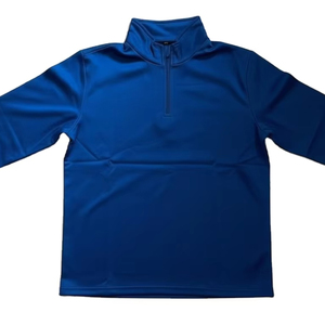 Custom <b>Men</b> Quarter Zip Pullover with Stand Collar, Breathable <b>Stretch</b> Fabric Factory Supply for Brand, Team Wear and Casual Use - Product Image 1