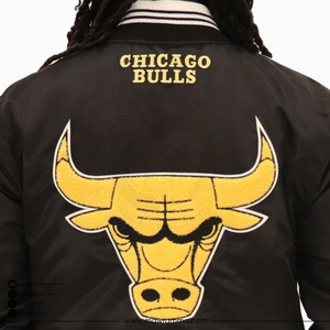 OEM Custom Satin Bomber <b>Jacket</b> Team <b>Jackets</b> Embroidered Patchwork <b>Camo</b> High Quality Loose Fit Winter Outerwear - Product Image 5