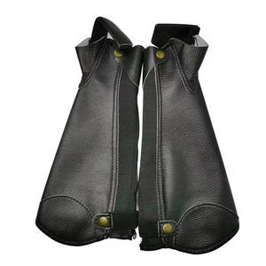 Chaps en cuir semi-synthétique légers et durables de haute qualité, vente en gros, meilleur prix, logo personnalisé imprimé sur les chaps en cuir semi-synthétique - Product Image 1