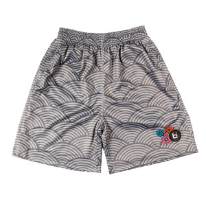 Custom Men's Basketball Shorts All Over Wave Print Casual <b>Athletic</b> Shorts Quick Dry Sportswear - Product Image 4