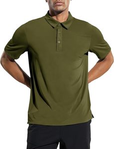 เสื้อโปโลผู้ชายผ้าตาข่ายระบายอากาศ น้ำหนักเบา โพลีเอสเตอร์ 100% ป้องกันการเกิดขุย เหมาะสำหรับใส่ลำลอง เล่นกีฬา หรือทำงาน - Product Image 2