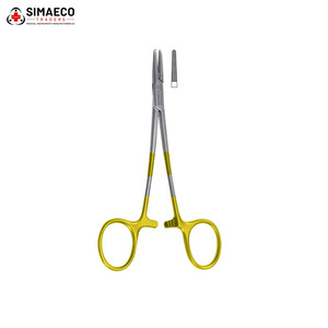 Porte-aiguille chirurgical SIMAECO HALSEY pour aiguille sinistrale TC, 13,0 cm, mâchoires en carbure de tungstène, acier inoxydable - Product Image 2