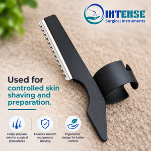Maquinilla de Afeitar Profesional con Agarre para Dedos, Herramienta de Precisión para Depilación y Afeitado de Piel, Instrumentos Quirúrgicos Intensivos para Uso en Salón - Product Image 5