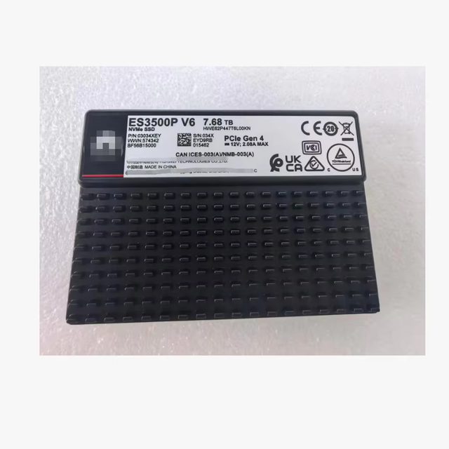 ES3500P V6 7.68TB U.2 PCIe Gen4 NVMe Enterprise SSD 03034XEY