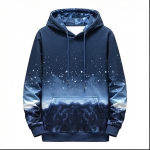 Sweat-shirt et pull pour homme à coupe ample avec logo brodé personnalisé, imprimé running, doublé, collection automne - Product Image 4