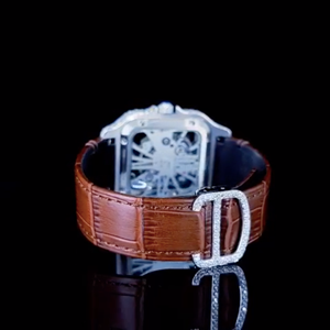 Reloj Unisex con Incrustaciones de Moissanita, con Fecha Automática, de Alta Calidad, con Diamantes Incoloros, al Mejor Precio al por Mayor - Product Image 6