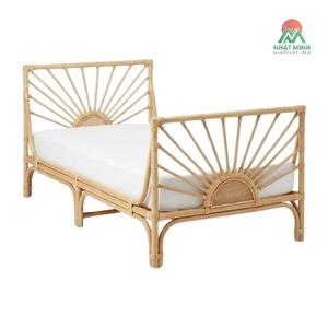 Cuna de bebé de ratán natural, diseño tropical, cama para niños de 0 a 3 años, muebles para bebés, cuna de ratán para niños pequeños - Product Image 2