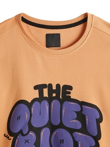 เสื้อยืดคอกลมแขนสั้นสีเขียวสำหรับผู้ชายทรงปกติสไตล์สตรีทลายการ์ตูนพิมพ์ลายตัวอักษร - Product Image 4