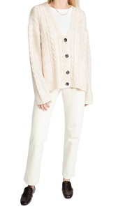 Cardigan long en maille torsadée unie à boutons pour femme, style décontracté, idéal pour l'hiver – Vente en gros - Product Image 3