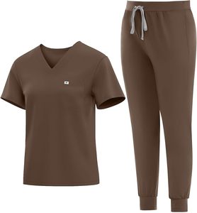 OEM Wholesale Spandex/Polyester Woven Unisex Hospital <b>Scrub</b> <b>Sets</b> with Needle Detection & Seamless Fusing 2-Piece <b>Scrub</b> <b>Set</b> - Product Image 3