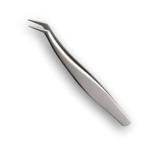 Nouvel applicateur professionnel pour cils en acier inoxydable doré, pince à cils pointue - Product Image 4