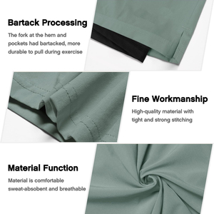 Shorts de Baño Casuales para Hombre, de Color Sólido, Secado Rápido, Cintura Elástica, Corte Medio, Poliéster - Product Image 4