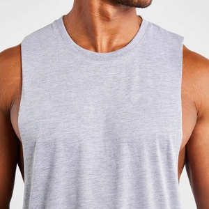 Camiseta sin mangas deportiva para hombre, transpirable, 100% algodón, estilo urbano, para gimnasio y entrenamiento. - Product Image 3