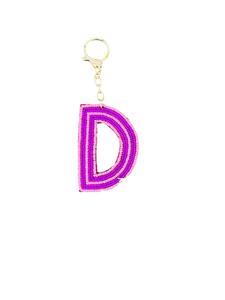 Personalized Double-Line Letter Beadwork Keyring Gift-Custom Design Bright Colors Adjustable Fashion Style Return Gifts & Events - Product Image 5