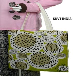 Sac fourre-tout en coton biologique 100 % écologique personnalisé, moyen, avec fermeture éclair et bouton, poignée supérieure, réutilisable, recyclable, pour courses et promotionnel - Product Image 6