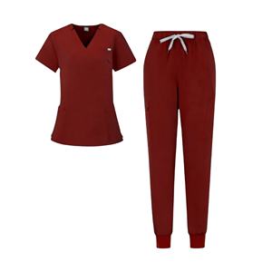 Conjuntos de Uniformes Médicos de Moda para Mujer y Unisex, de Mezclilla Suave Elástica (Spandex/Poliéster), Uniformes Quirúrgicos para Hospital, con Detección de Agujas PK - Product Image 6