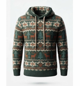 Sudadera con Capucha Personalizada con Logotipo, Tejida, al por Mayor, de Felpa Francesa Gruesa, de Algodón, Informal, de Corte Regular, Impermeable - Product Image 3