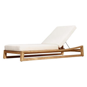 Tumbona de Madera de Teca Indonesia para Exteriores, Hotel, Resort, Piscina, Fabricante de Tumbonas de Teca, Venta al por Mayor OEM, Exportación de Fábrica - Product Image 1