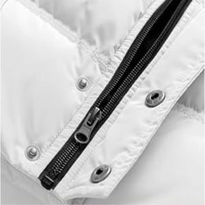 Veste sans manches matelassée unisexe printemps, vente chaude, personnalisable avec logo brodé, imperméable, coupe-vent, à capuche, vente en gros - Product Image 5