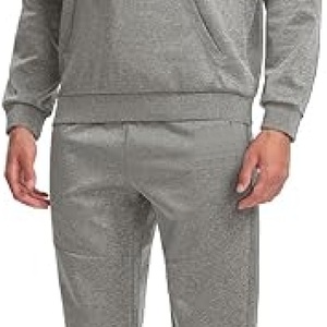 Ensemble de survêtements personnalisés pour hommes, style streetwear, 100% coton. - Product Image 4
