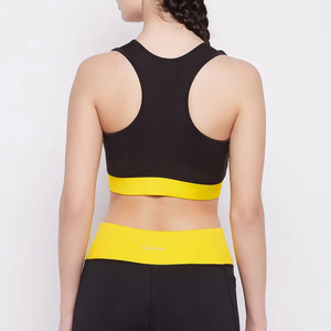 Soutien-gorge de sport pour femme avec logo personnalisé, séchage rapide, respirant, maintien élevé, pour yoga, fitness, gym, entraînement, vêtements de sport, dos nageur sans coutures - Product Image 3