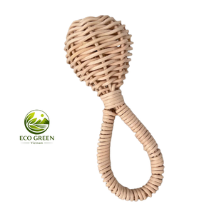 Juguete Sonajero para Bebé Recién Nacido, Hecho a Mano con Ratán Natural, Seguro para Bebés, Regalo Montessori, Nueva Tendencia 2026 - Product Image 4