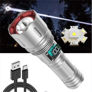 CITICITY Lampe torche tactique LED haute puissance la plus vendue, rechargeable, 4 modes, en alliage d'aluminium, pour situations d'urgence et activités de plein air - Product Image 1