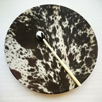 Tambour Shamane en Bois Artisanal Irlandais Bodhran, Mini Percussion pour Décoration de Jardin, Fournitures Uniques pour Tambours