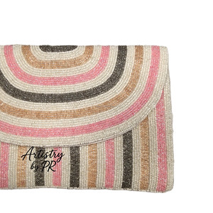 Handmade Portable Evening Luxury Beaded Clutch Bag Fashion Designer <b>Handbag</b> Wedding Party <b>Bridal</b> High Quality Embroidery Purse - Product Image 2