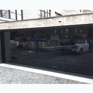 <span class=keywords><strong>Porte</strong></span> <span class=keywords><strong>de</strong></span> <span class=keywords><strong>garage</strong></span> pleine vue moderne américaine Portes <span class=keywords><strong>de</strong></span> <span class=keywords><strong>garage</strong></span> enroulées en aluminium et verre sans cadre noir - Product Image 5